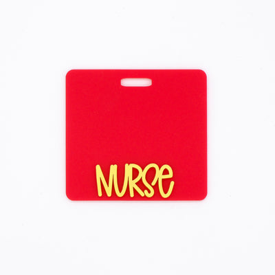 Chiefs Red Matte Backer with Yellow Metallic Karoline Font  // 2-4 Week Turnaround Time
