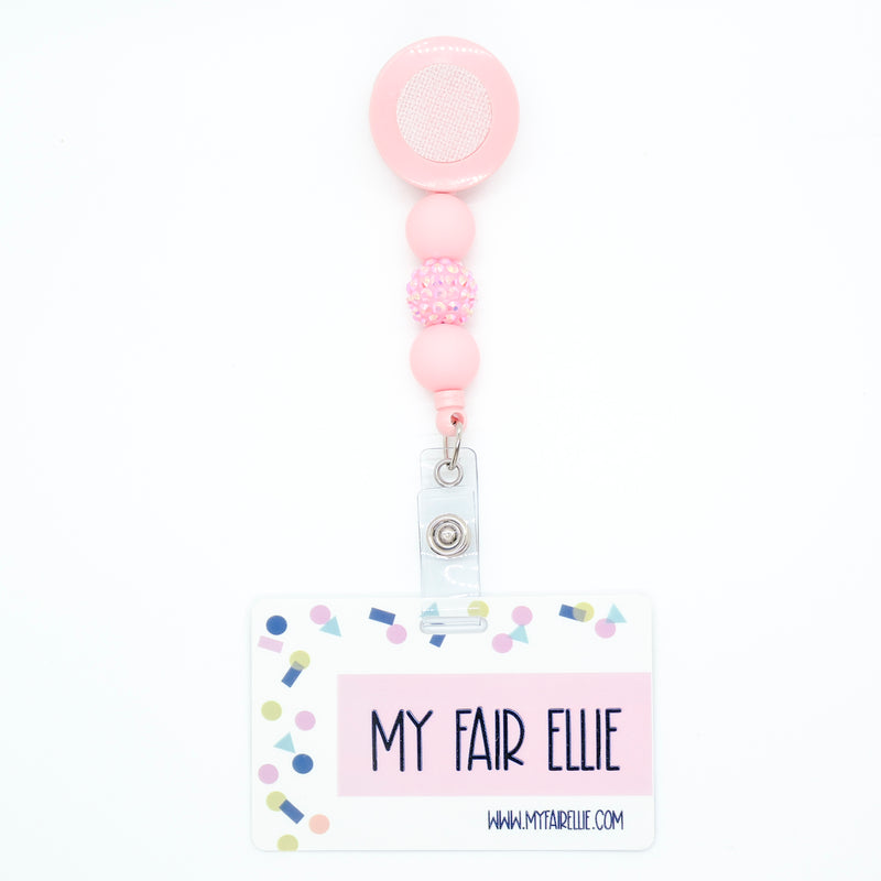 Blush Glitz Bead Reel ONLY! // Blush Badge Reel Base