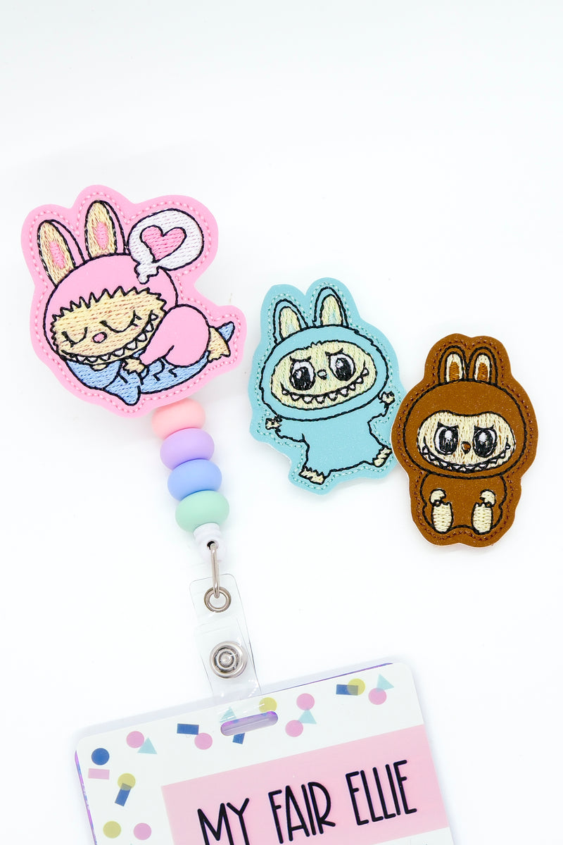 Labubu Creatures // Badge Buddy