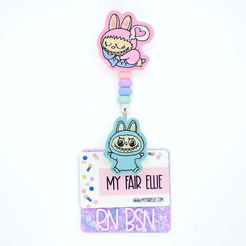 Labubu Creatures // Badge Buddy