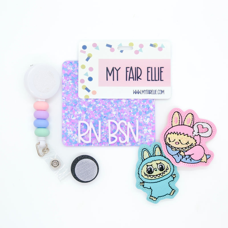 Labubu Creatures // Badge Buddy