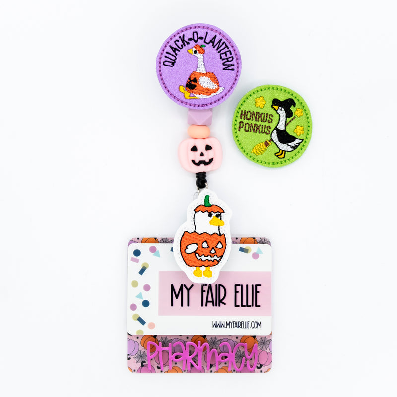 Honkus Ponkus // Silly Goose in Pumpkin // Quack-o-Lantern // Halloween // Spooky Season
