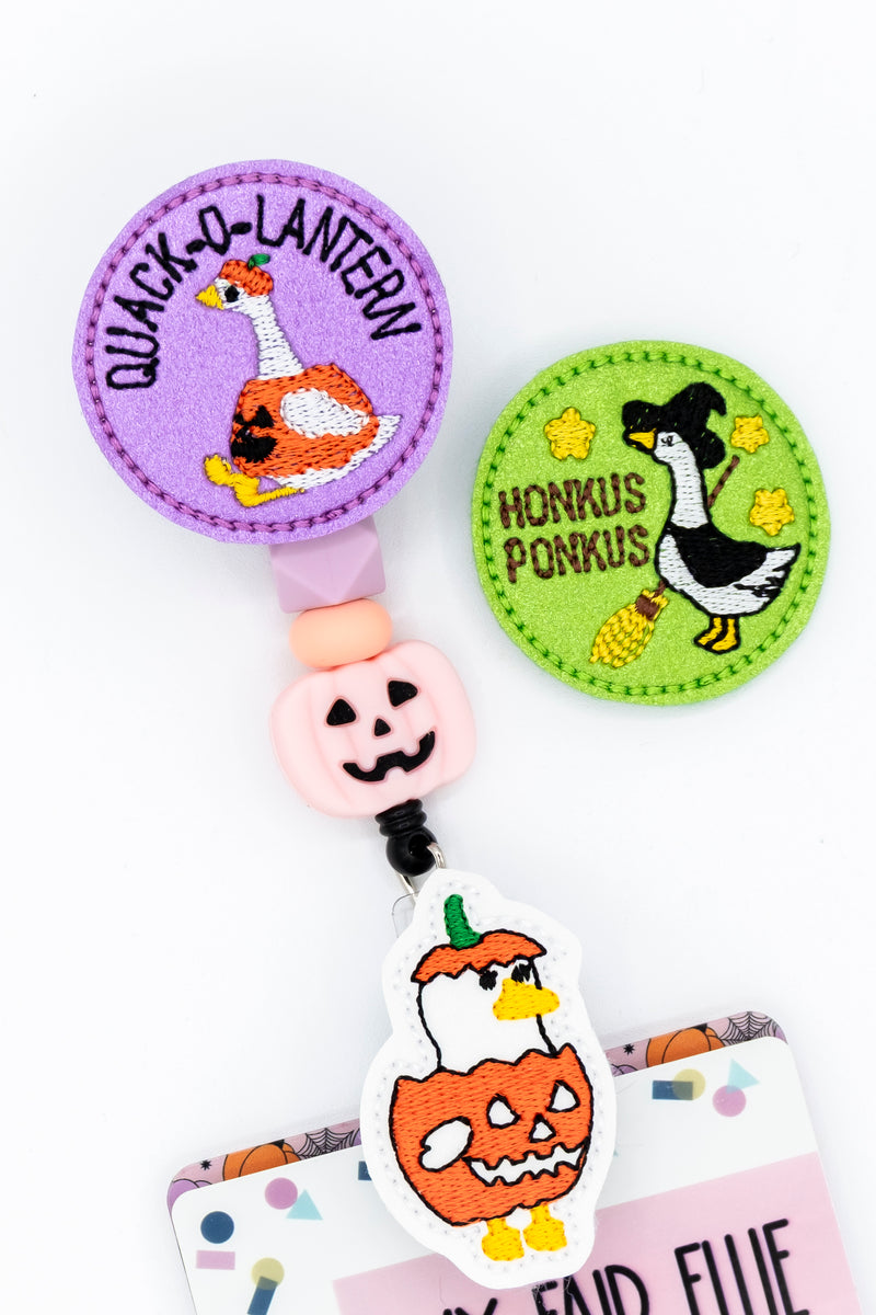 Honkus Ponkus // Silly Goose in Pumpkin // Quack-o-Lantern // Halloween // Spooky Season