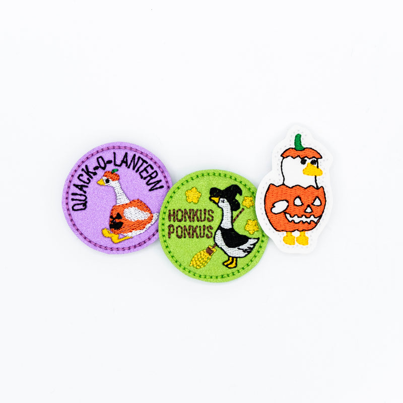 Honkus Ponkus // Silly Goose in Pumpkin // Quack-o-Lantern // Halloween // Spooky Season