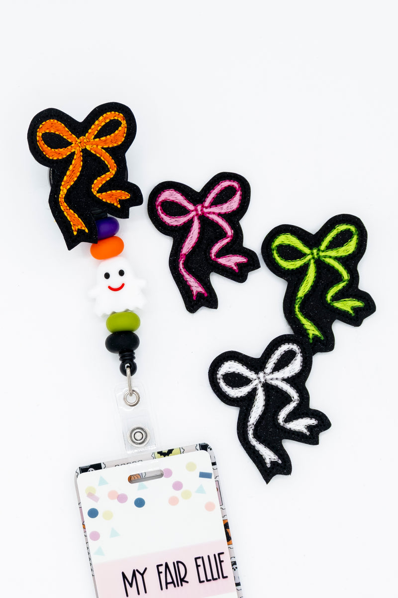 Halloween Coquette Bows on Black // Halloween // Spooky Season