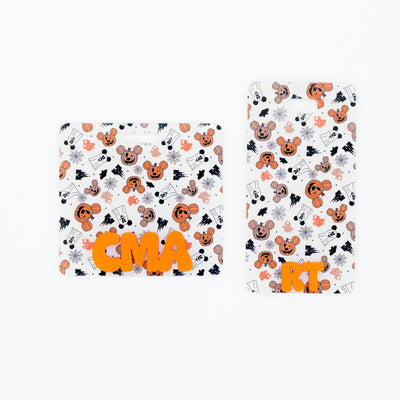 Magical Halloween Backer with Orange Metallic Cool Vibes Font // 2-4 Week Turnaround Time