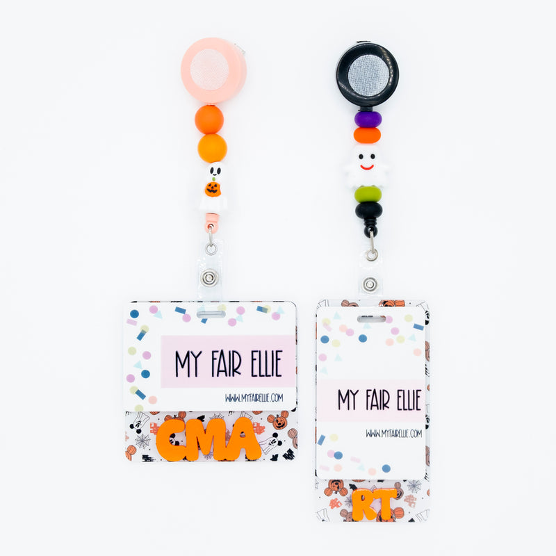 Magical Halloween Backer with Orange Metallic Cool Vibes Font // 2-4 Week Turnaround Time
