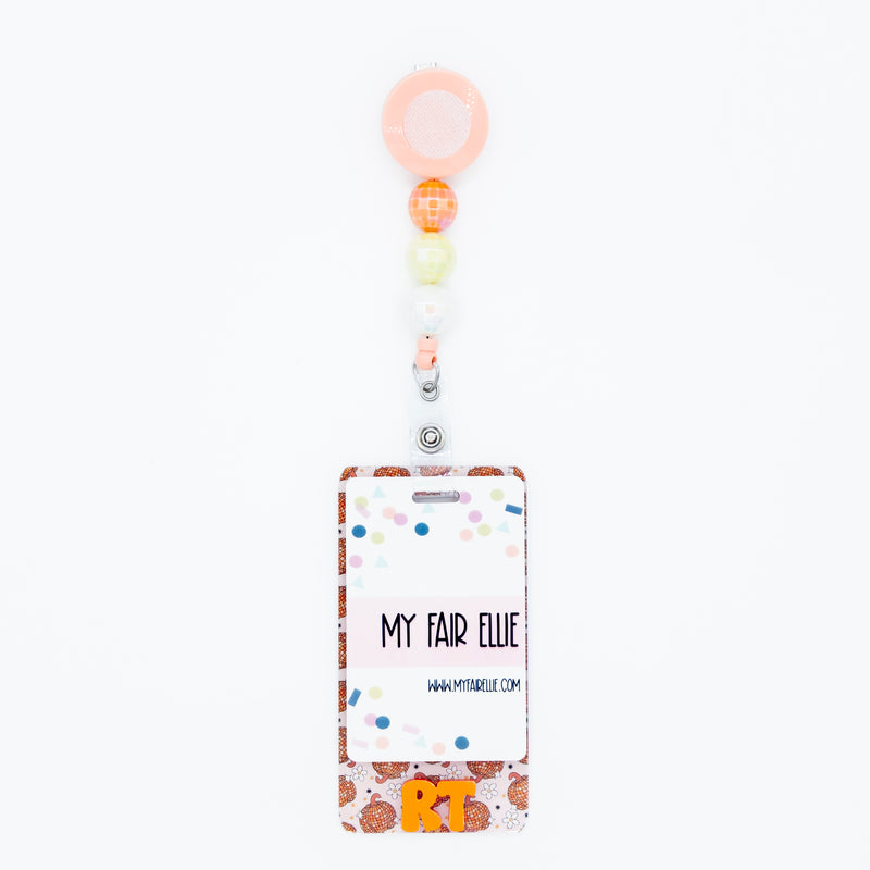 Disco Pumpkins Backer with Orange Metallic Cool Vibes Font // 2-4 Week Turnaround Time