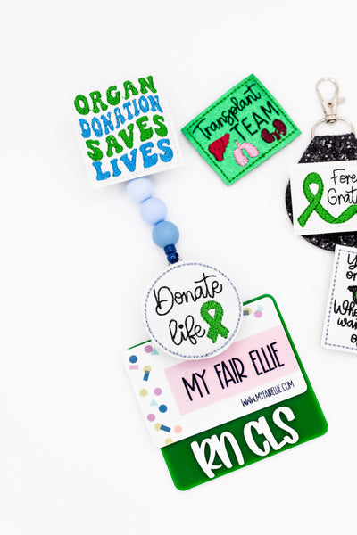 Donate Life // Organ Donor // Transplant Team // Badge Buddy