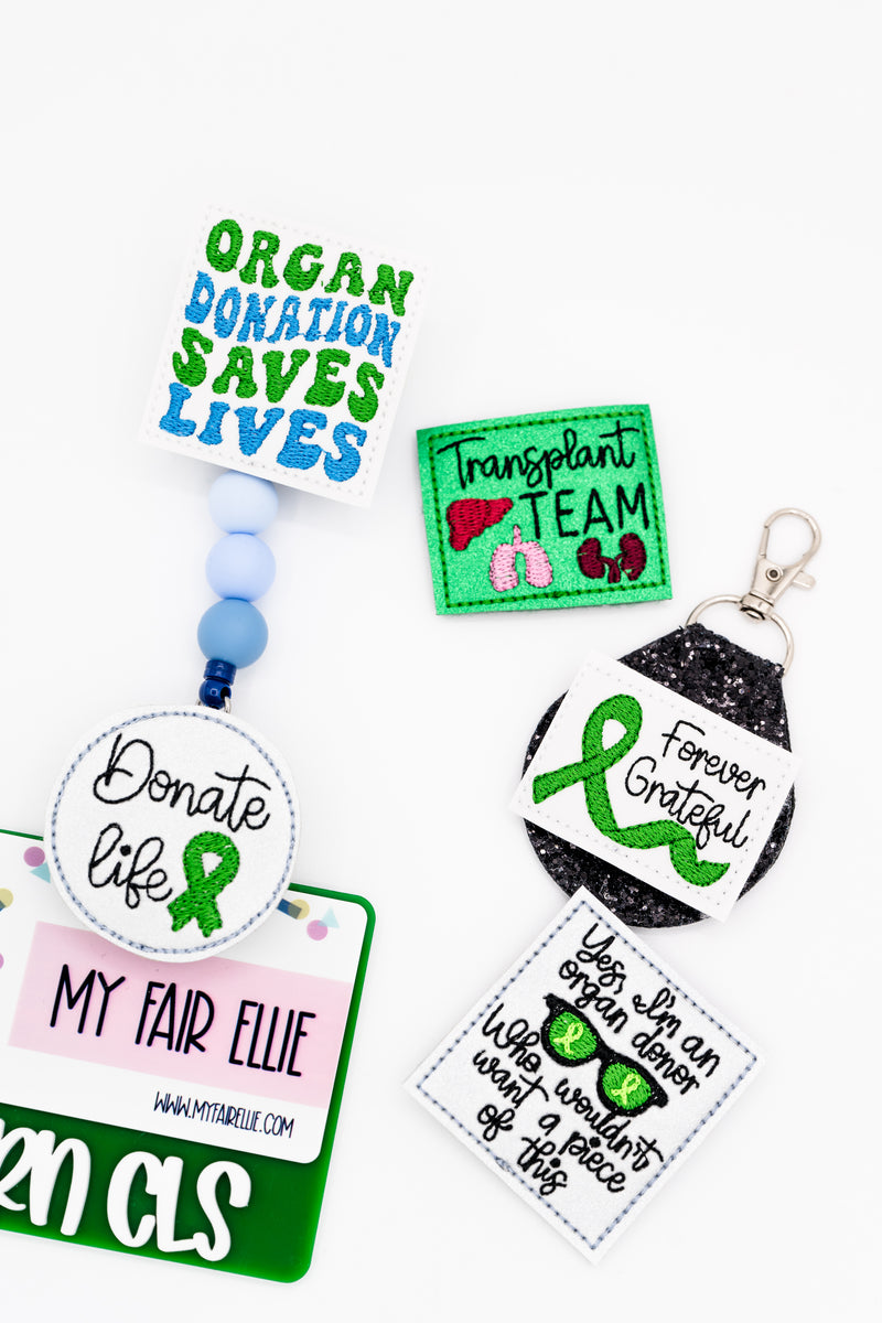 Donate Life // Organ Donor // Transplant Team // Badge Buddy