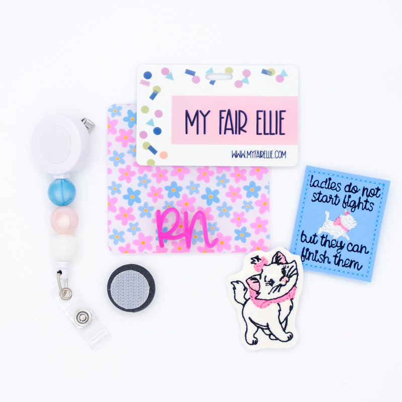 MAGICAL POP UP // Ladies Do Not Start Fights // Aristo Cat // Badge Buddy