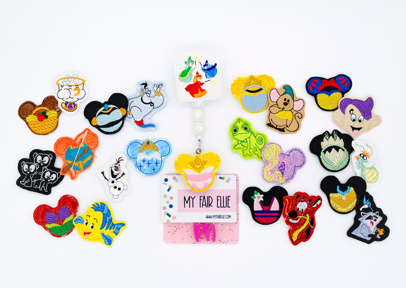 MAGICAL POP UP // Princess + Side Kick // Badge Buddy