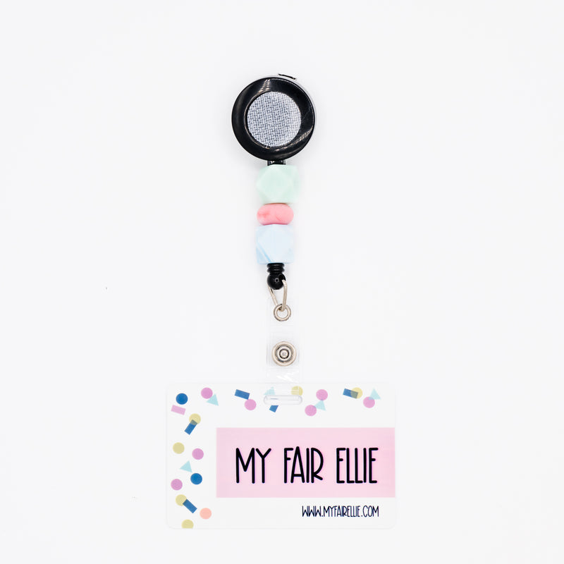 Marble Mint/Marble Pink/Marble Blue Silicone Bead Reel ONLY! // Black Badge Reel Base