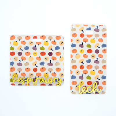 Fall Pumpkins Backer w/ Gold Metallic Cake Pop Text // 2-4 Week Turnaround Time