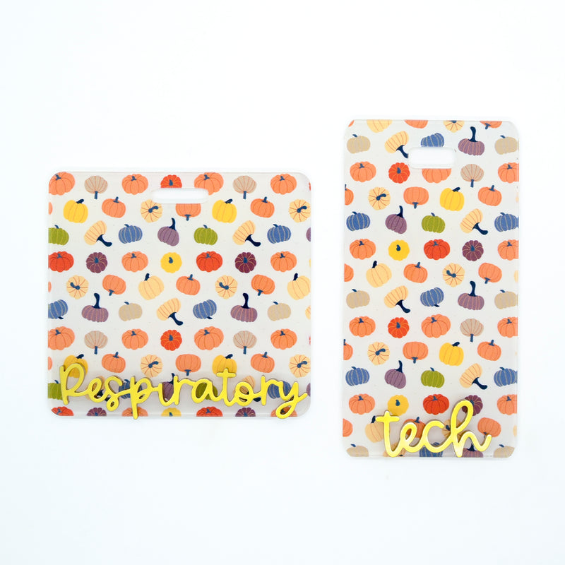 Fall Pumpkins Backer w/ Gold Metallic Cake Pop Text // 2-4 Week Turnaround Time