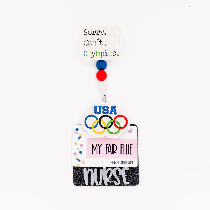 SALE!! USA // Olympics // Badge Buddy