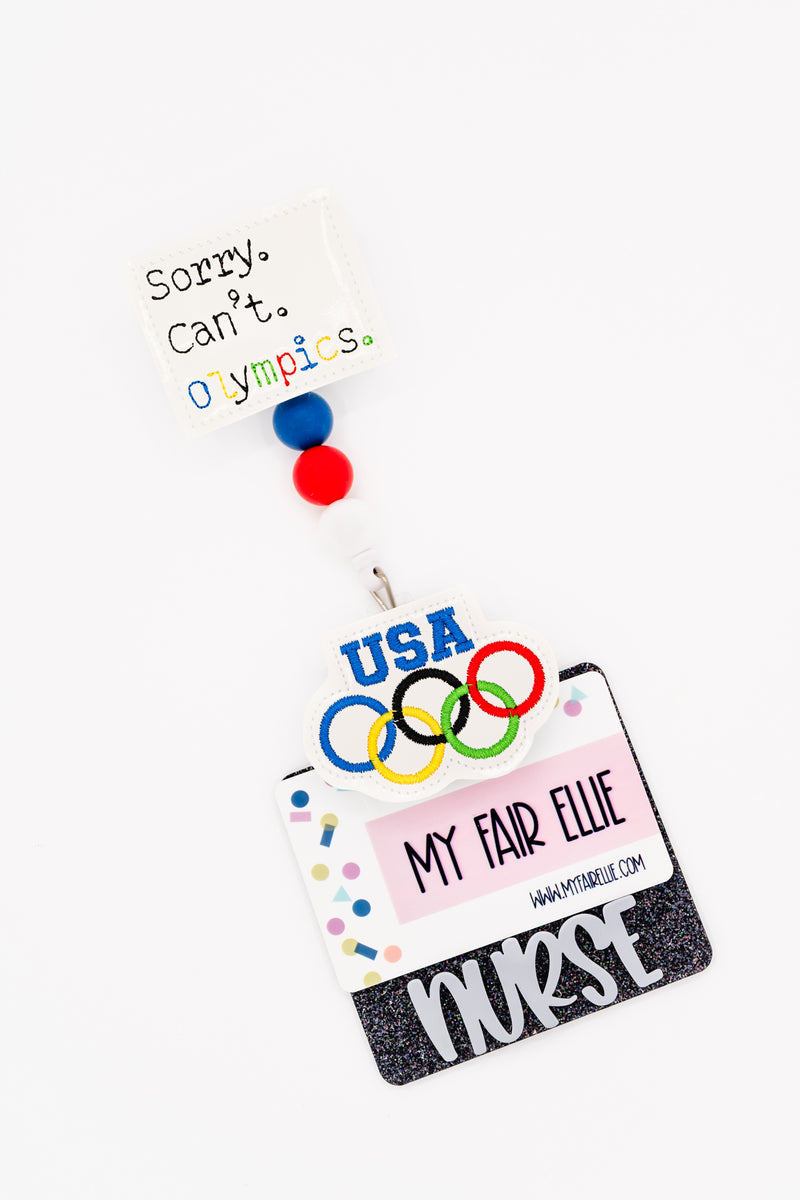 SALE!! USA // Olympics // Badge Buddy