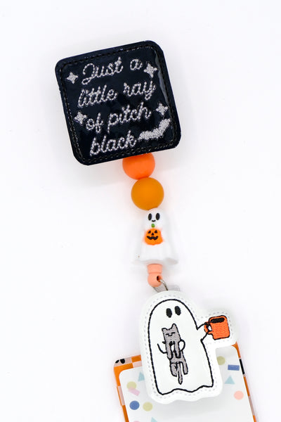Just a Little Ray of Pitch Black // Ghost with Coffee // Halloween // Spooky Season