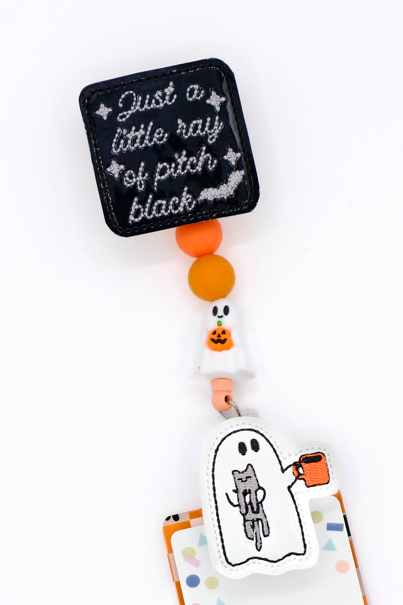 Just a Little Ray of Pitch Black // Ghost with Coffee // Halloween // Spooky Season