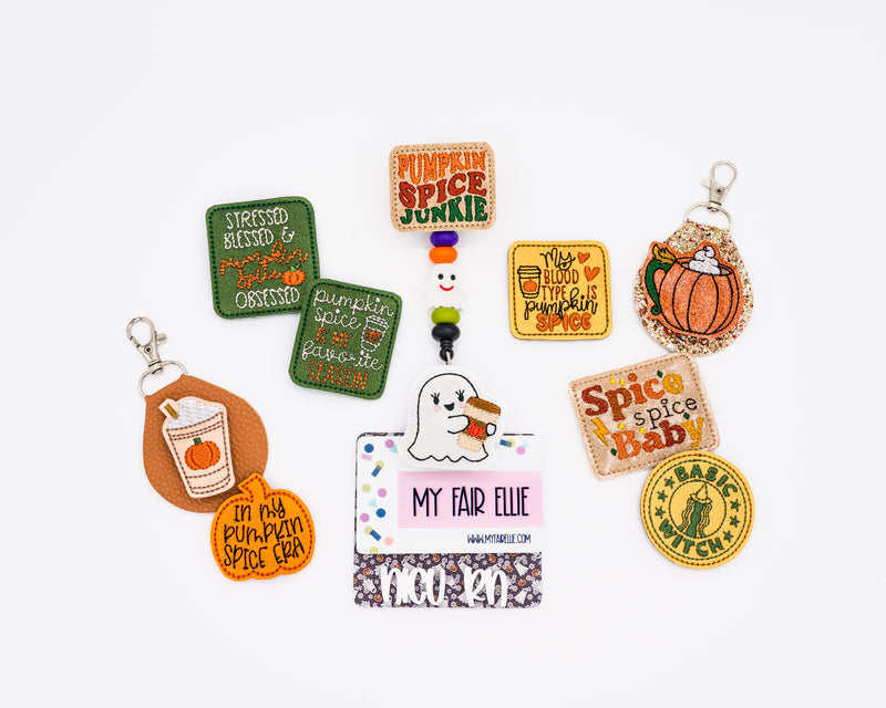 POP UP!! Pumpkin Spice Obsessed // Badge Buddy