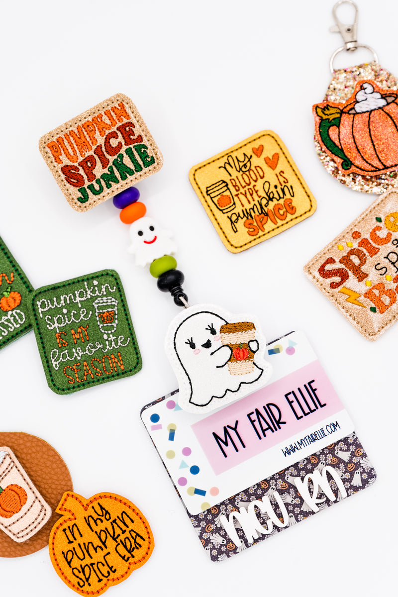 POP UP!! Pumpkin Spice Obsessed // Badge Buddy