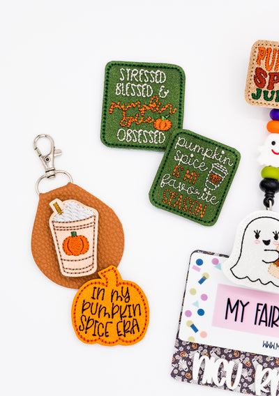 POP UP!! Pumpkin Spice Obsessed // Badge Buddy