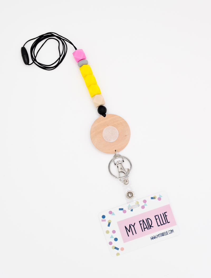 Pencil Bead Lanyard // Badge Buddy Base