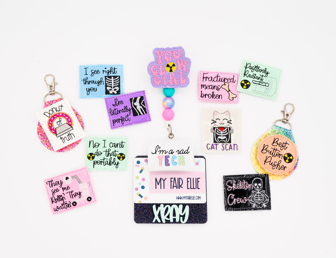 SALE!! Radiology // Rad Tech // Badge Buddy – My Fair Ellie