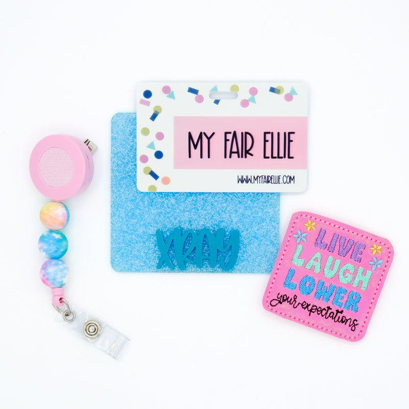 Live Laugh Lower Your Expectations // Badge Buddy