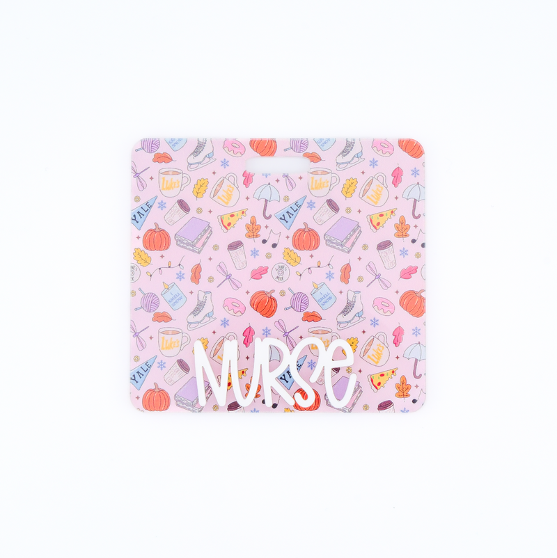 Gilmore Girls Backer with White Karoline Text // 2-4 Week Turnaround Time