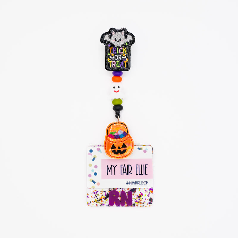 Trick or Treat Bat // Pumpkin Candy Bucket // Halloween