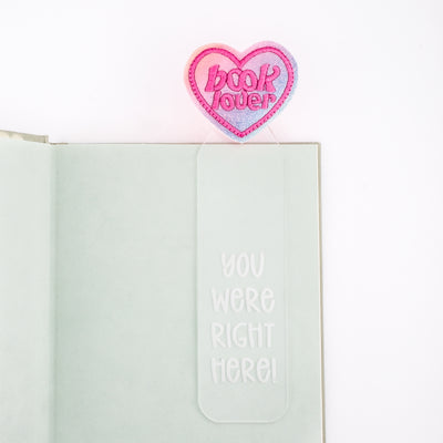 You were right here! // Interchangeable Bookmark