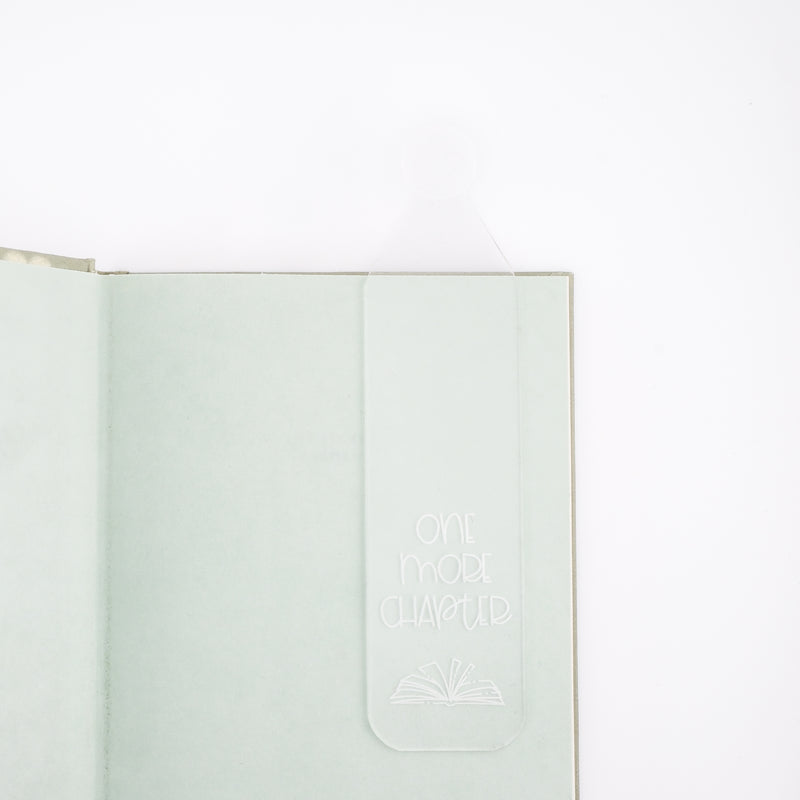 One More Chapter // Interchangeable Bookmark