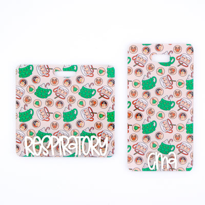 Christmas Cookies & Milk Backer with White Karoline Font  // 2-4 Week Turnaround Time