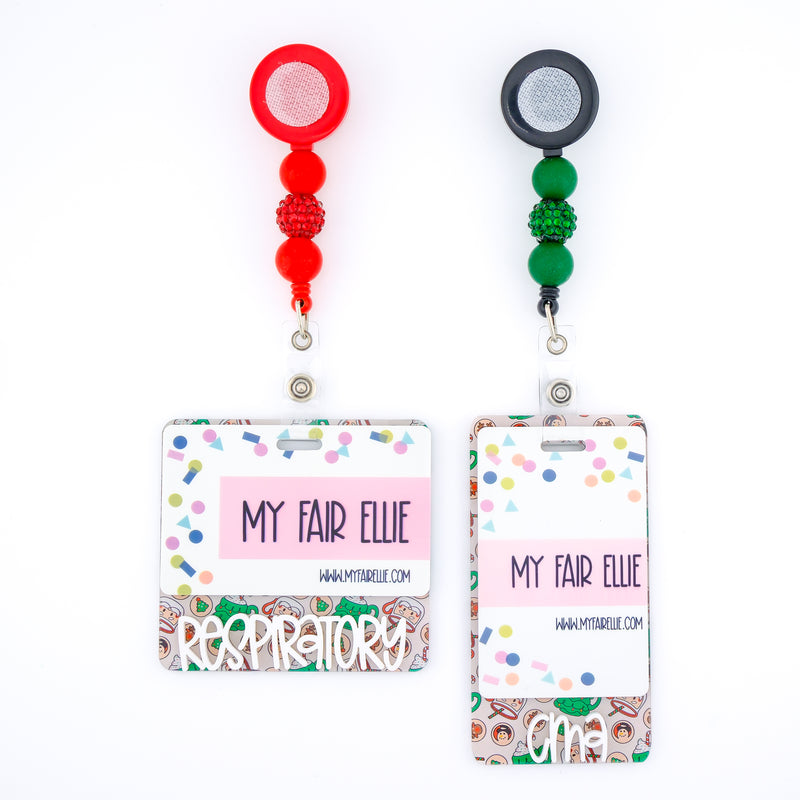 Christmas Cookies & Milk Backer with White Karoline Font  // 2-4 Week Turnaround Time