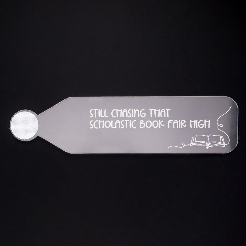 Chasing that book fair high... // Interchangeable Bookmark