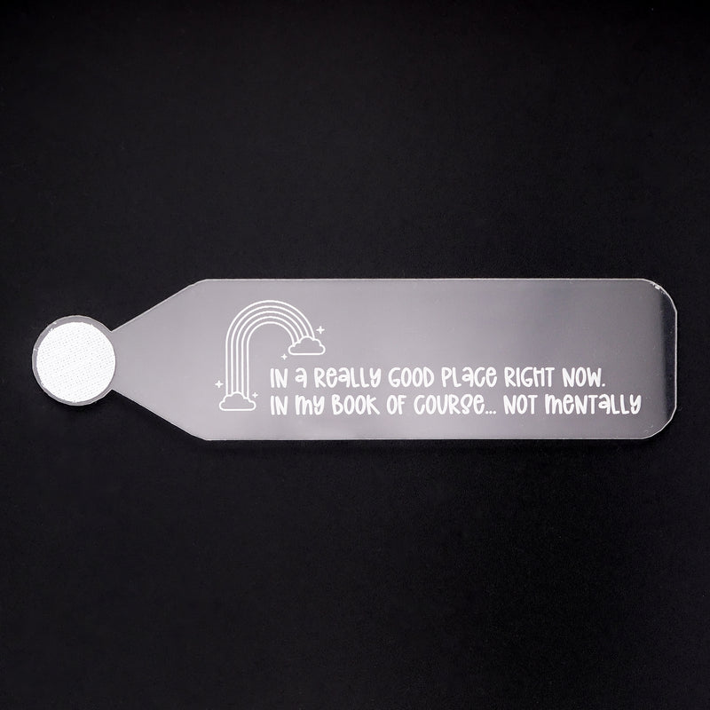 In a really good place right now...// Interchangeable Bookmark