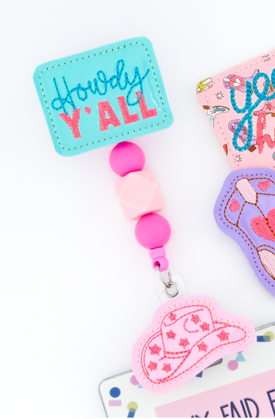 Howdy Y'all // Yee Haw // Pink Country // Badge Buddy