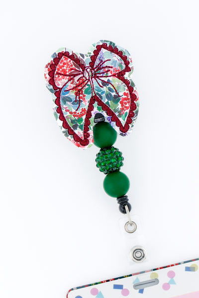 Flower Print Bow // Christmas