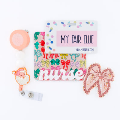 Ballerina Print Bow // Christmas