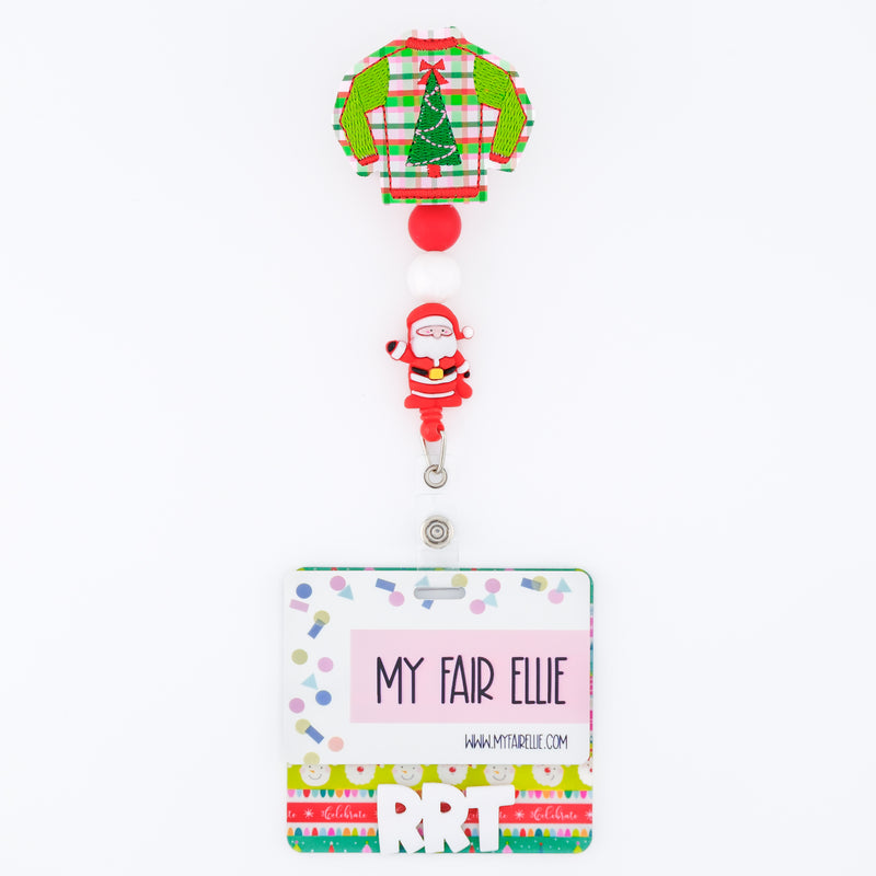 Ugly Plaid Christmas Sweater // Christmas