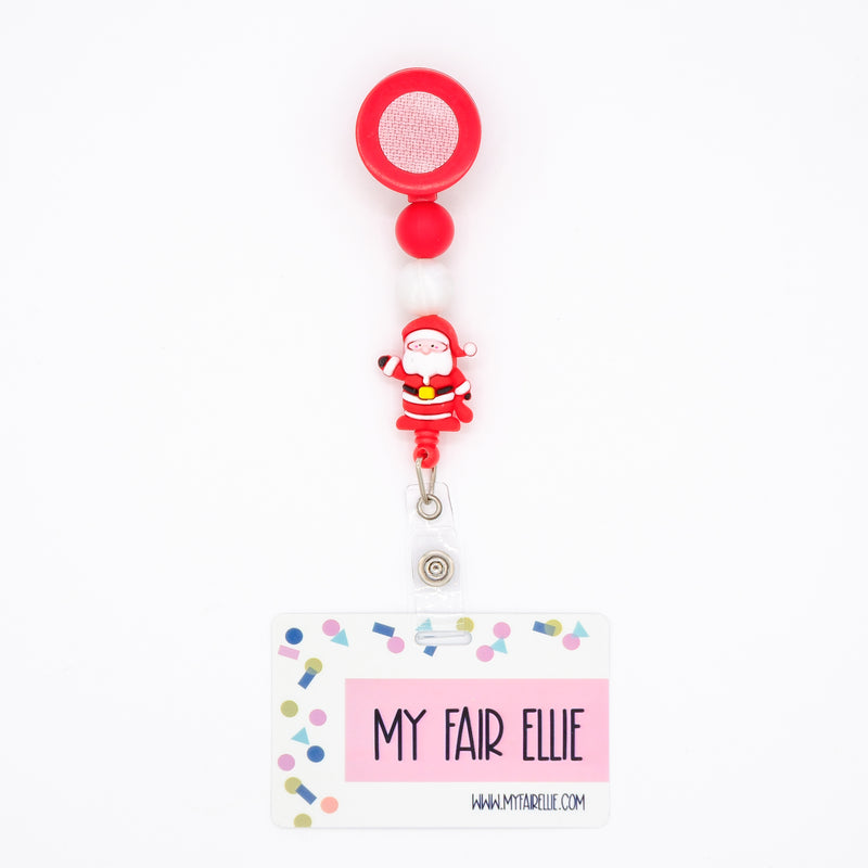 Round Red/Pearl White/Santa Bead Reel ONLY! // Red Badge Reel Base