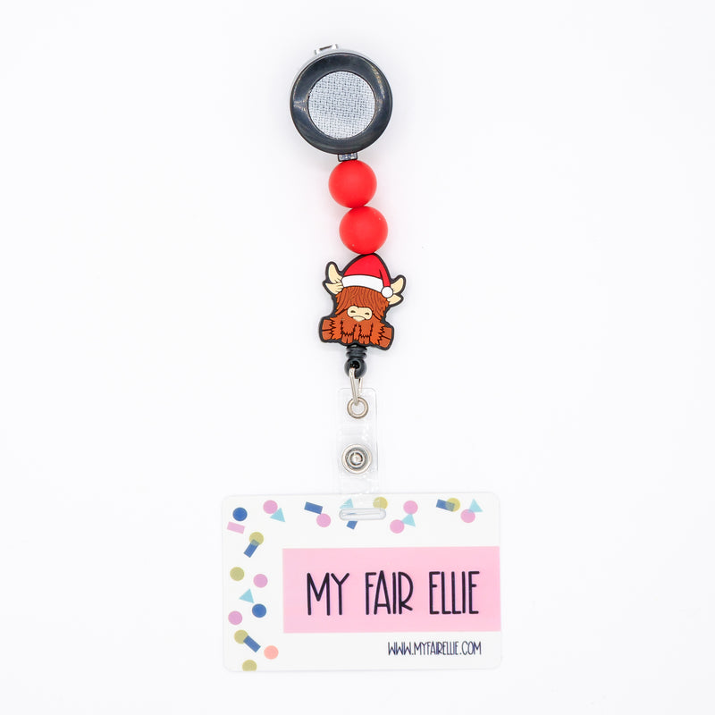 Round Red/Round Red/Santa Cow Bead Reel ONLY! // Black Badge Reel Base