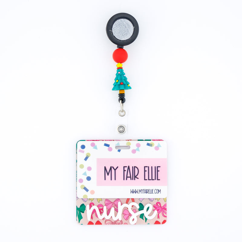 Whimsical Bows Backer with White Cake Pop Font  // 2-4 Week Turnaround Time