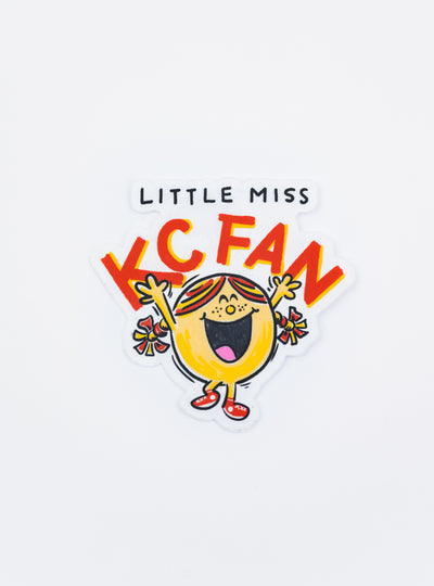 CLEAR Little Miss KC Fan // My Fair Ellie Ink Sticker