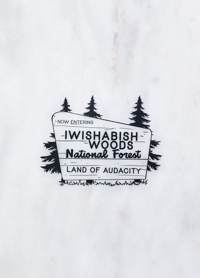 CLEAR Iwishabish Woods // My Fair Ellie Ink Sticker