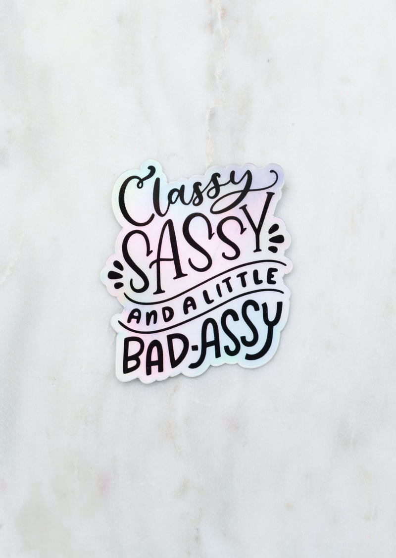 Sassy & Bad-Assy // My Fair Ellie Ink Sticker
