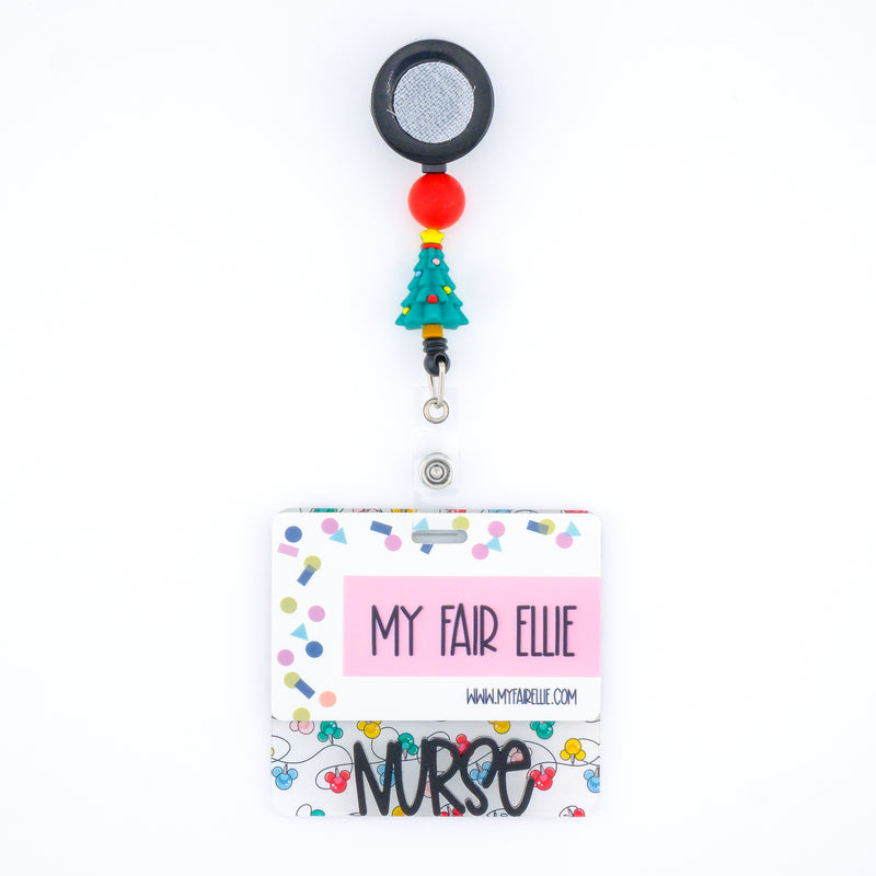 Mouse Ear Lights Backer with Black Karoline Font  // 2-4 Week Turnaround Time