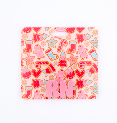 Christmas Cookies Backer with Bubblegum Cool Vibes Font  // 2-4 Week Turnaround Time