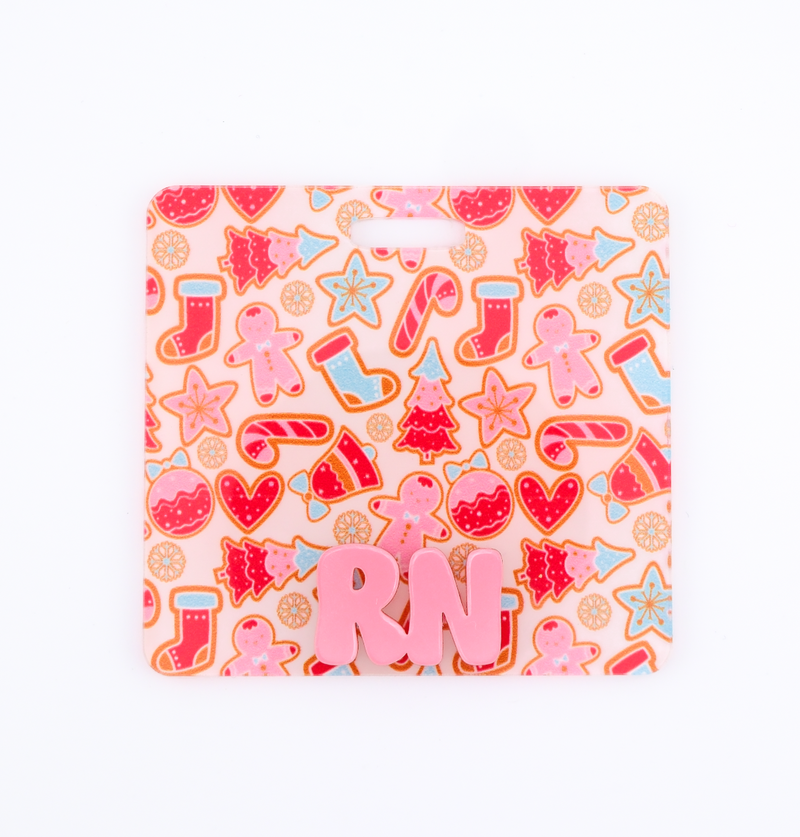Christmas Cookies Backer with Bubblegum Cool Vibes Font  // 2-4 Week Turnaround Time